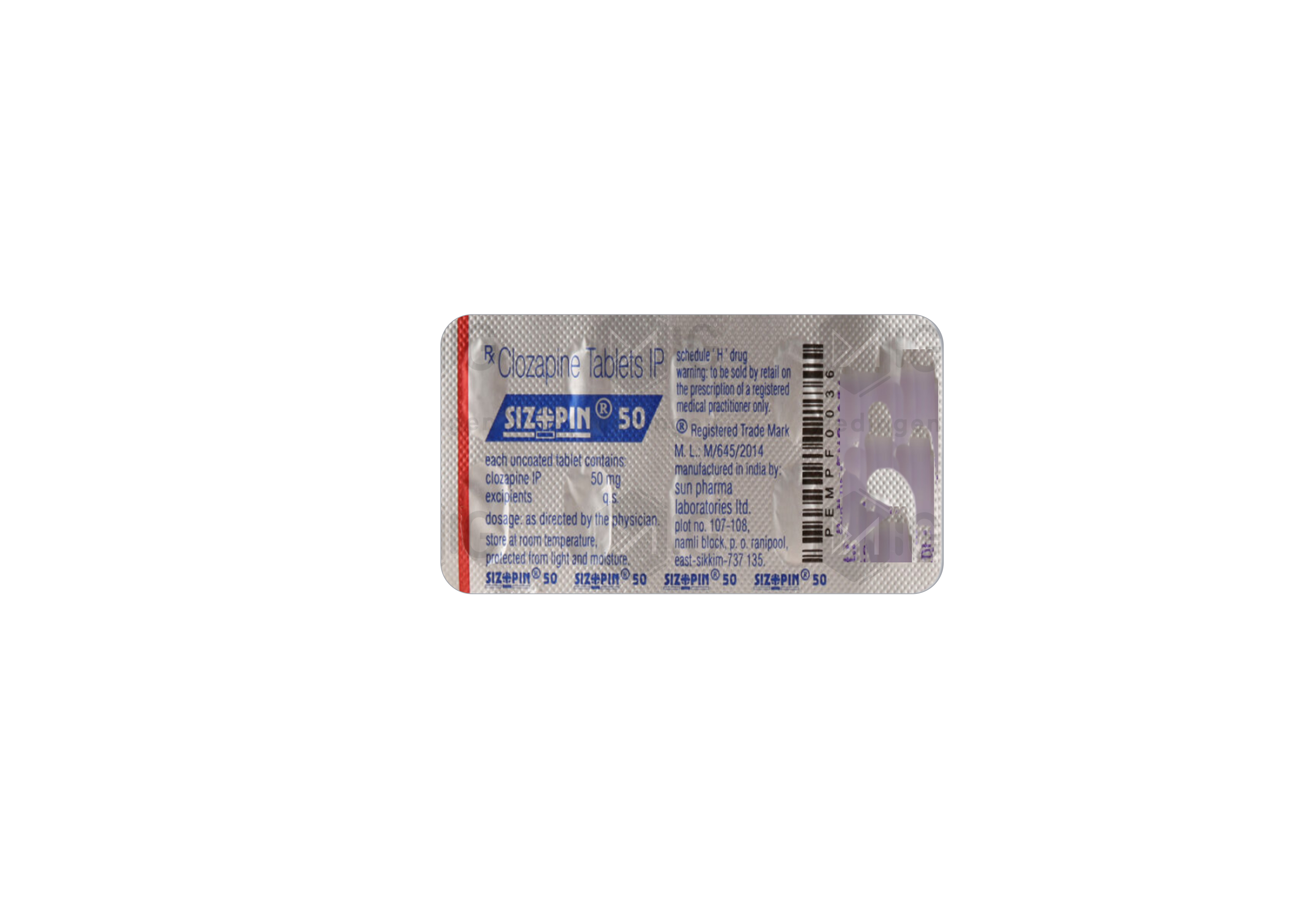 SIZOPIN 50MG